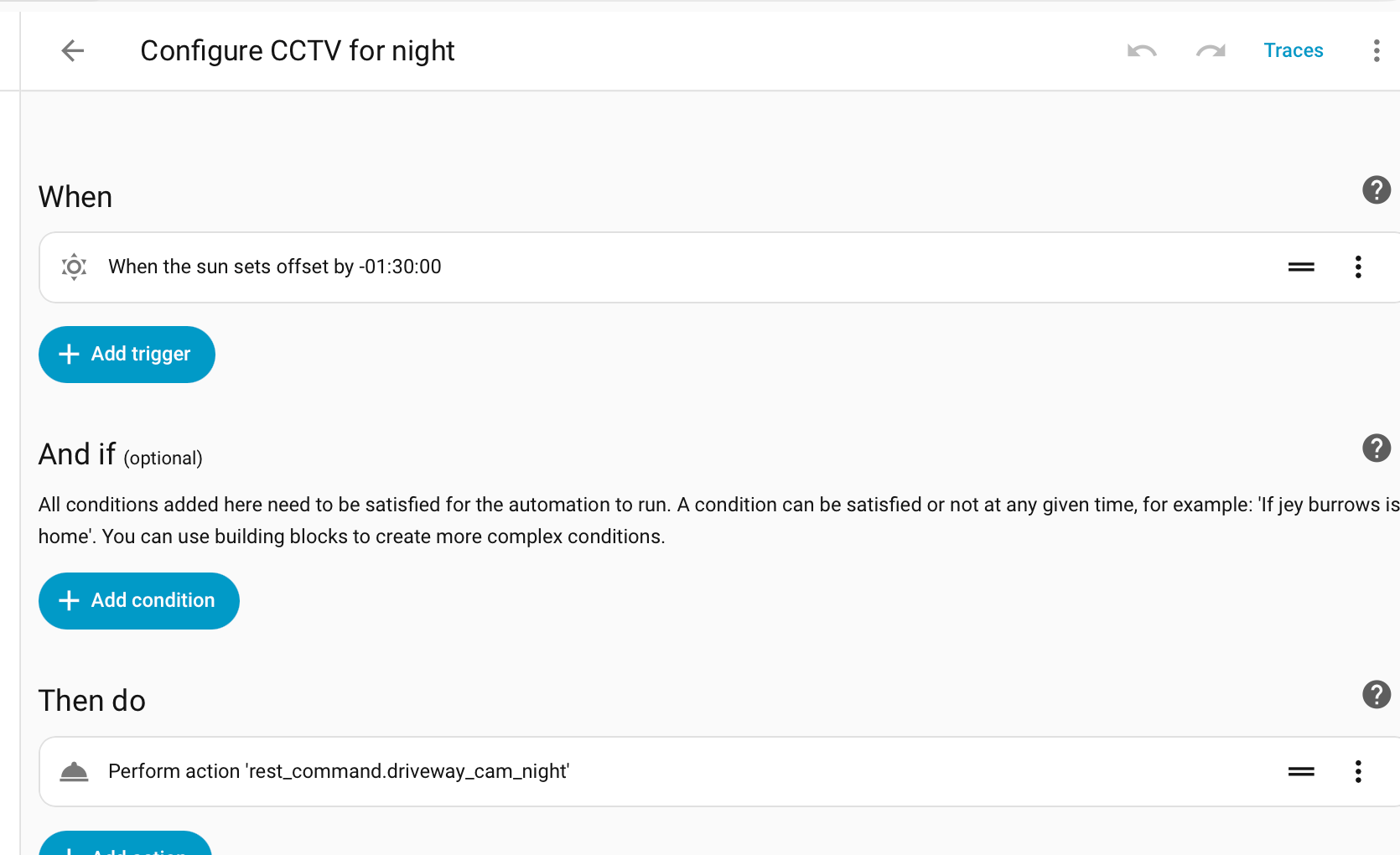 Home Assistant Automation Example