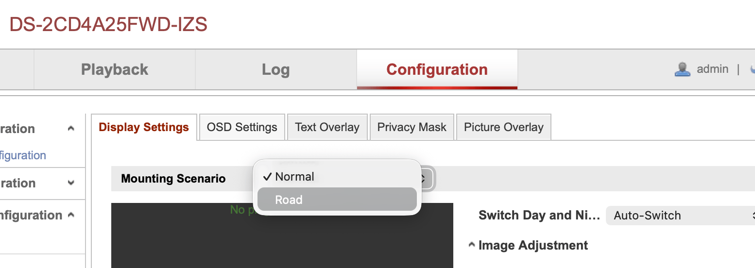 Hikvision Mounting Scenario